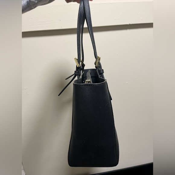 Tory Burch Small York Buckle Tote in Black - Picture 3 of 14